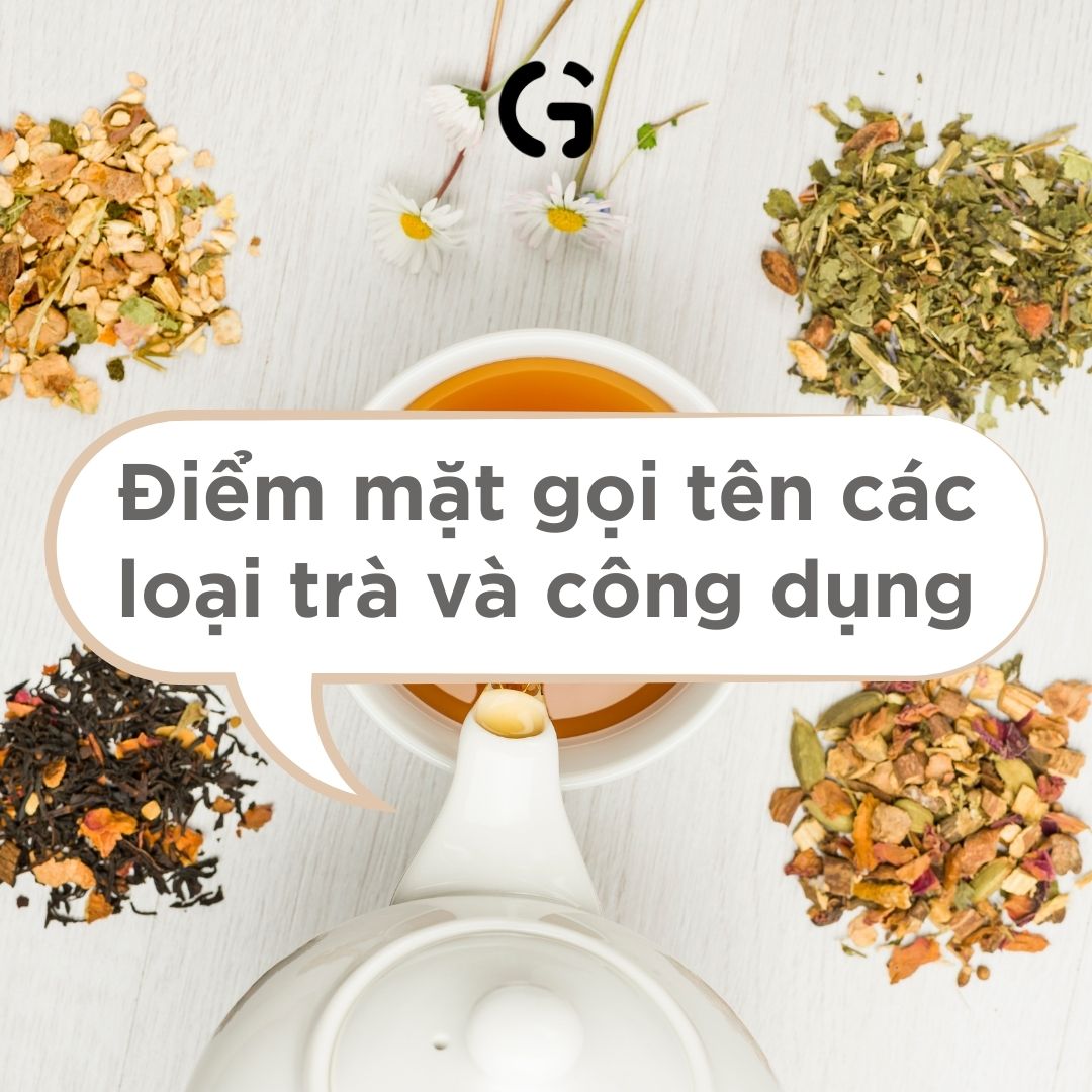 Điểm mặt gọi tên các loại trà và công dụng