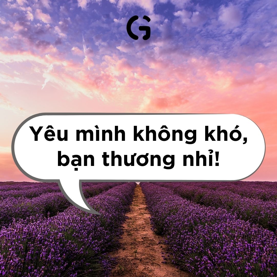 Yêu mình không khó, bạn thương nhỉ!