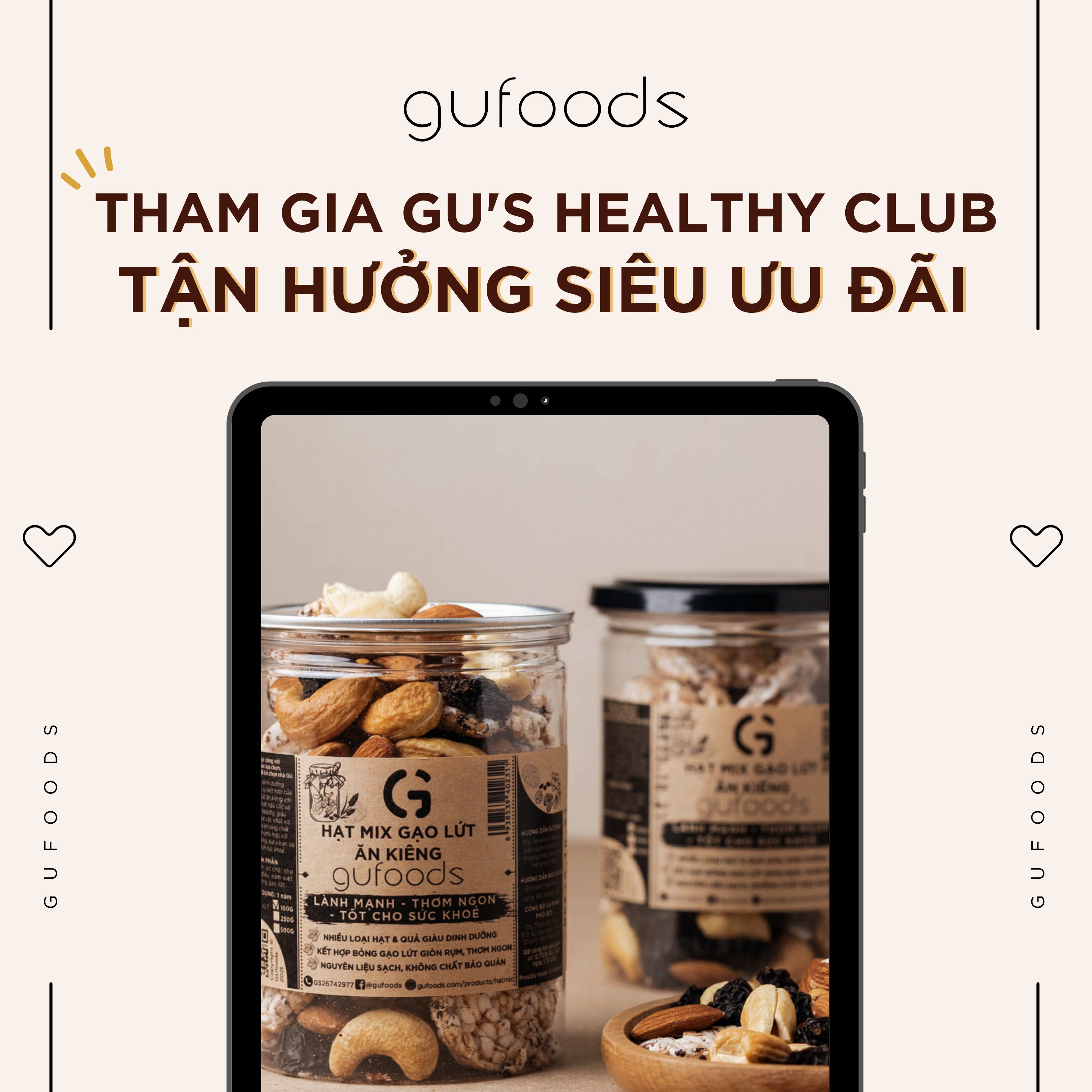 Tham gia GU's Healthy Club tận hưởng siêu ưu đãi