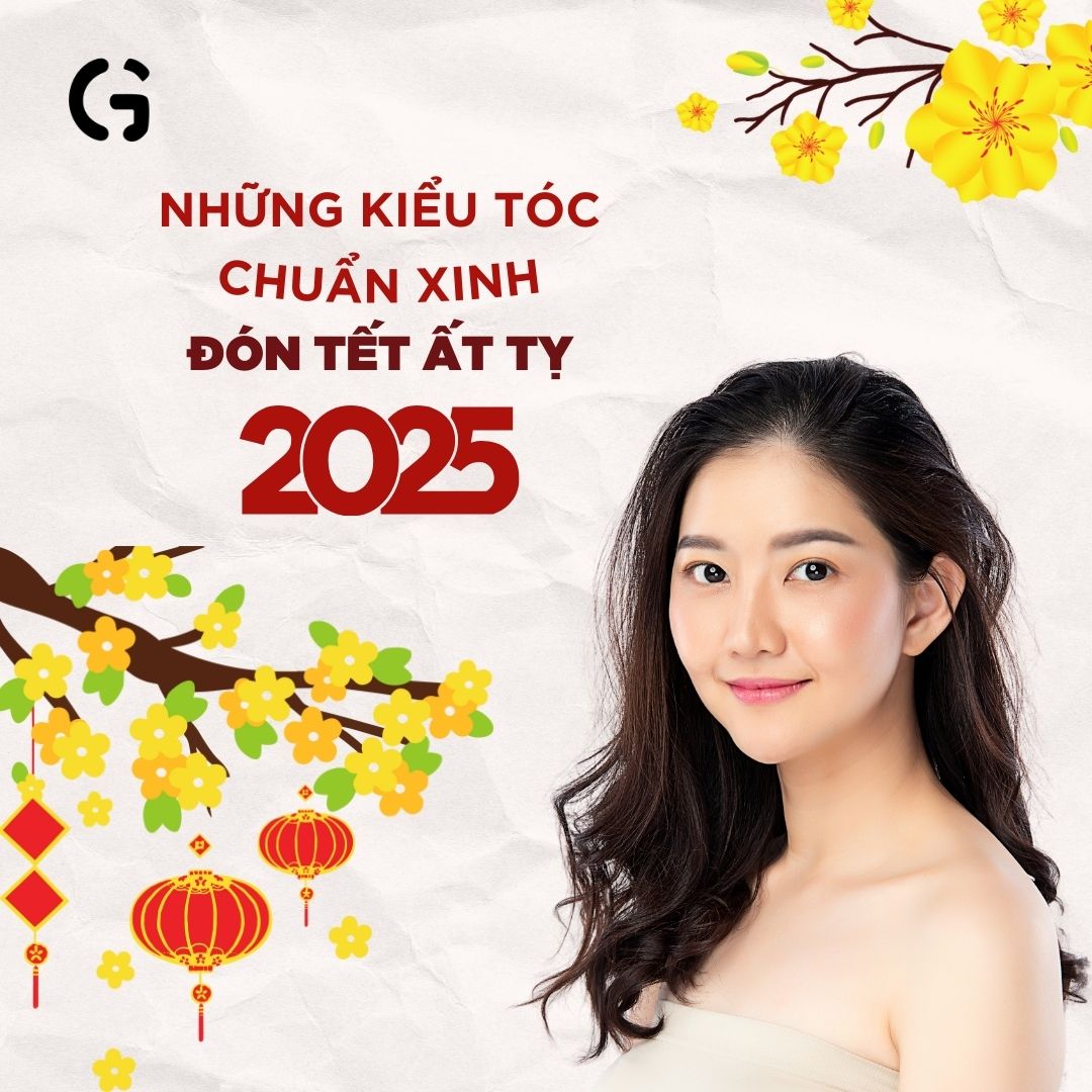 Những kiểu tóc chuẩn xinh đón Tết Ất Tỵ 2025