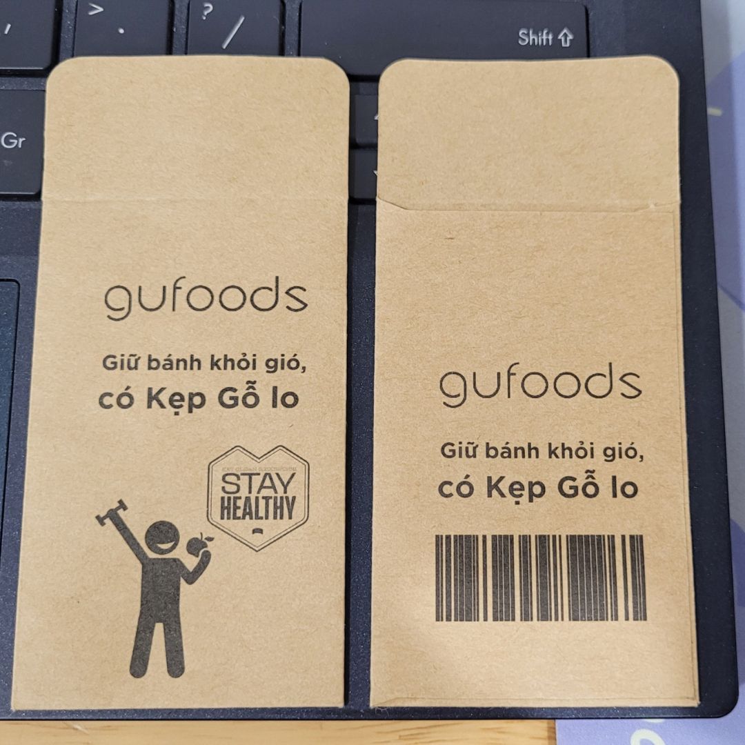 Kẹp gỗ GUfoods - Bí quyết giữ cho bánh gạo lứt luôn giòn rụm