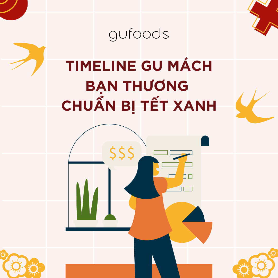 Timeline GU mách bạn thương chuẩn bị Tết xanh 2025