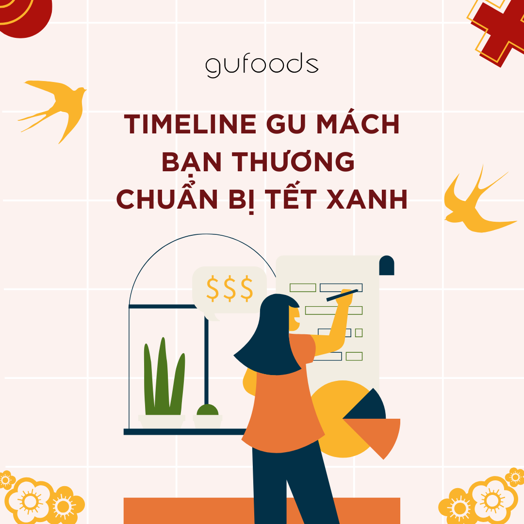 Timeline GU mách bạn thương chuẩn bị Tết xanh 2024