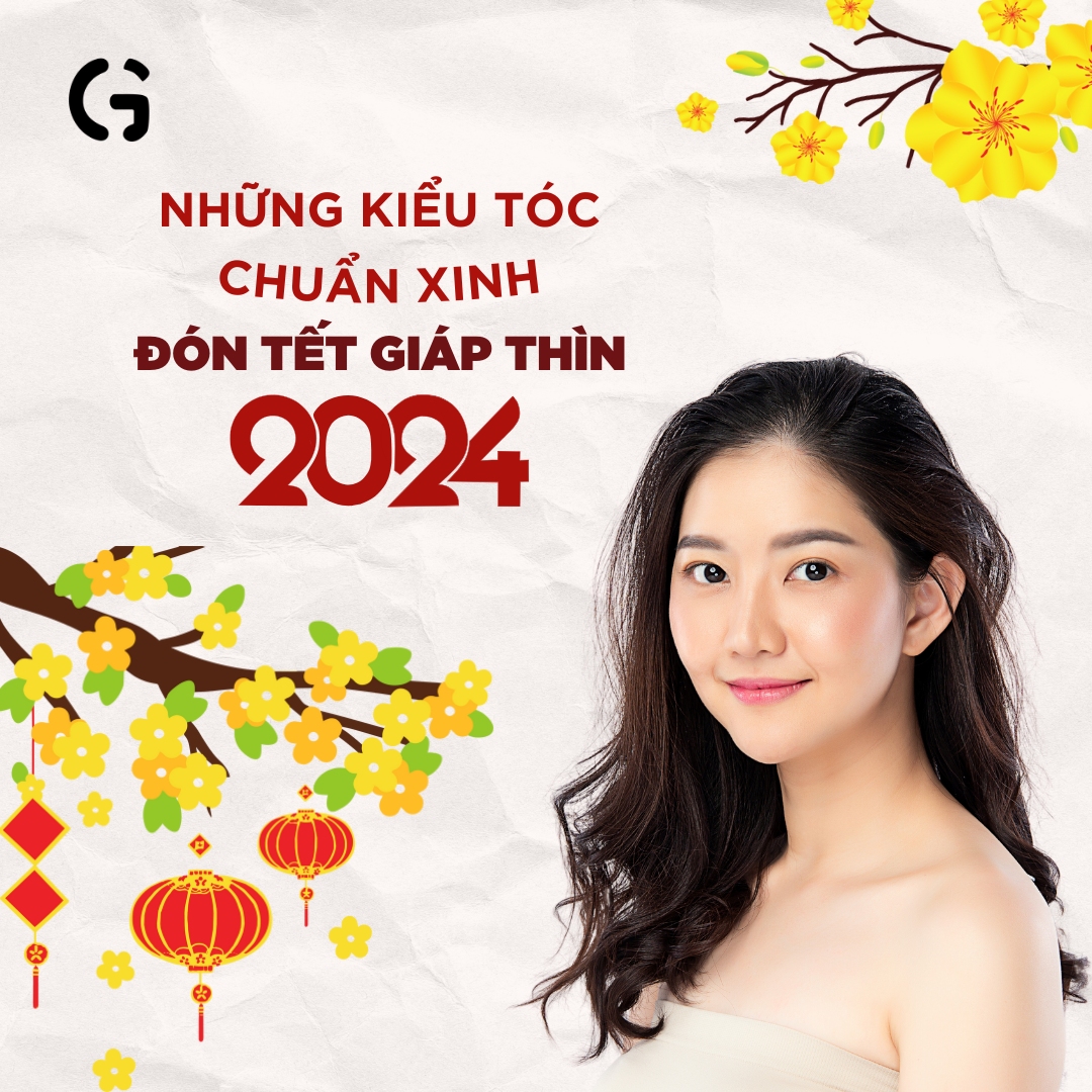 Những kiểu tóc chuẩn xinh đón Tết Giáp Thìn 2024