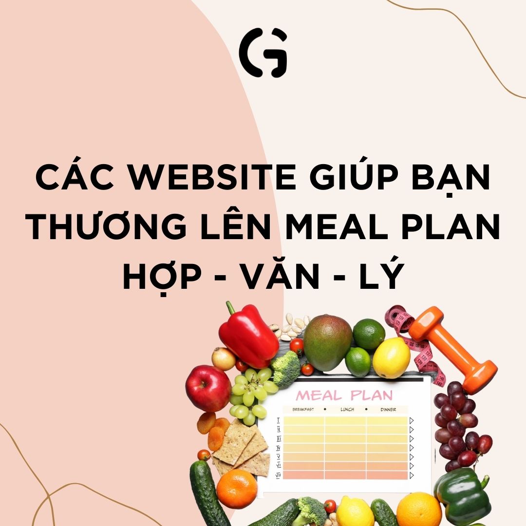 Các website giúp bạn thương lên meal plan hợp - văn - lý