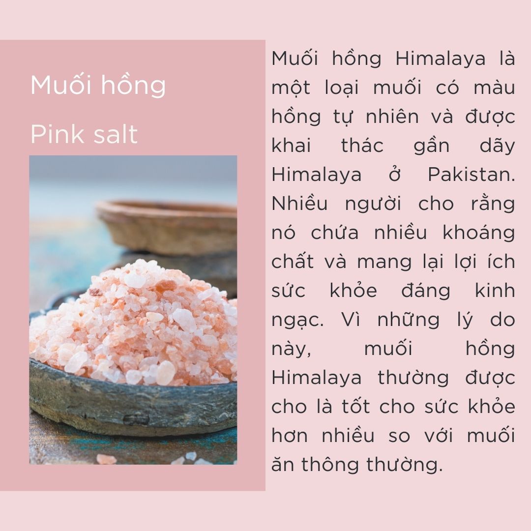 Muối hồng - Pink salt