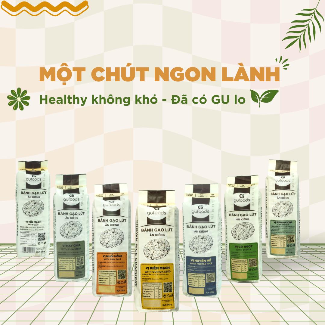 Giảm cân sau Tết Giáp Thìn 2024 healthy với bánh ăn kiêng GUfoods - Đơn giản, hiệu quả bất ngờ.