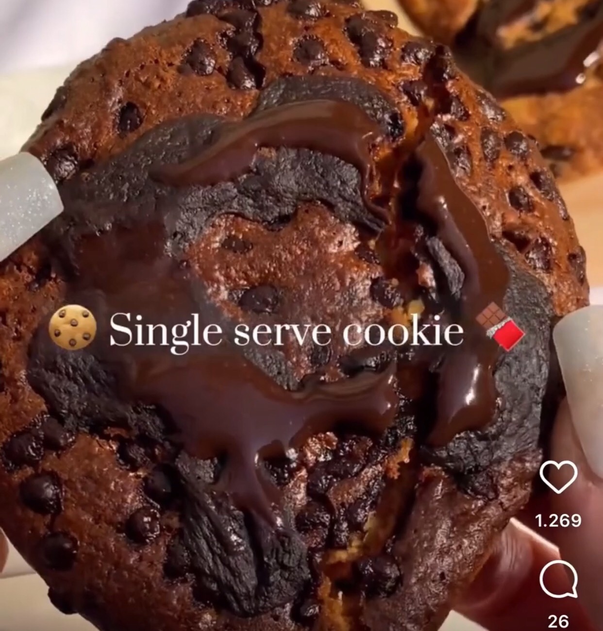 Single serve cookie - 3 bước cùng lò chiên không dầu