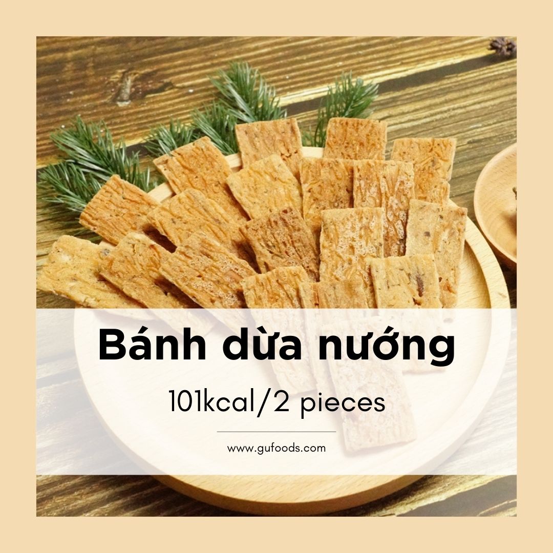 Bánh ăn kiêng - bánh dừa nướng