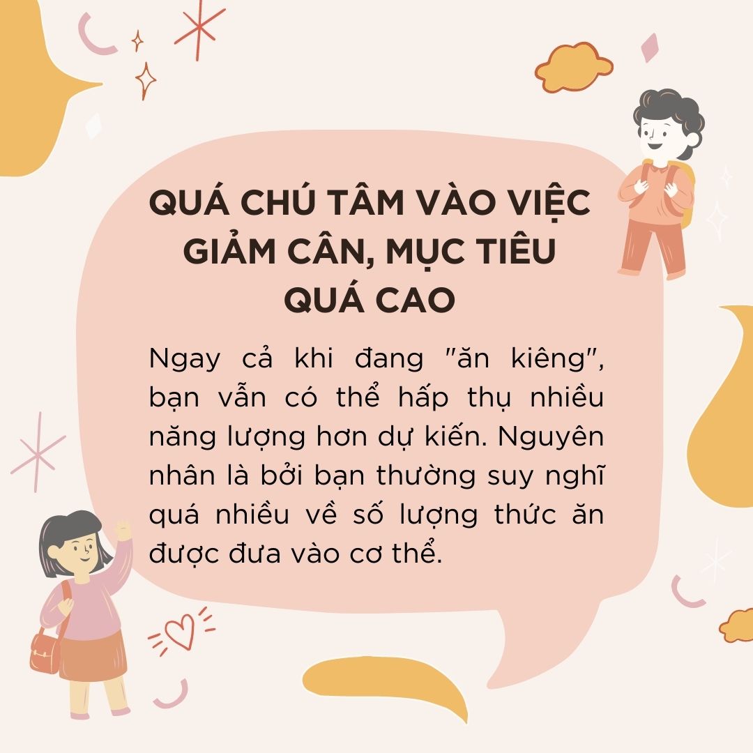 Tại sao bạn thương giảm cân mãi không hiệu quả?