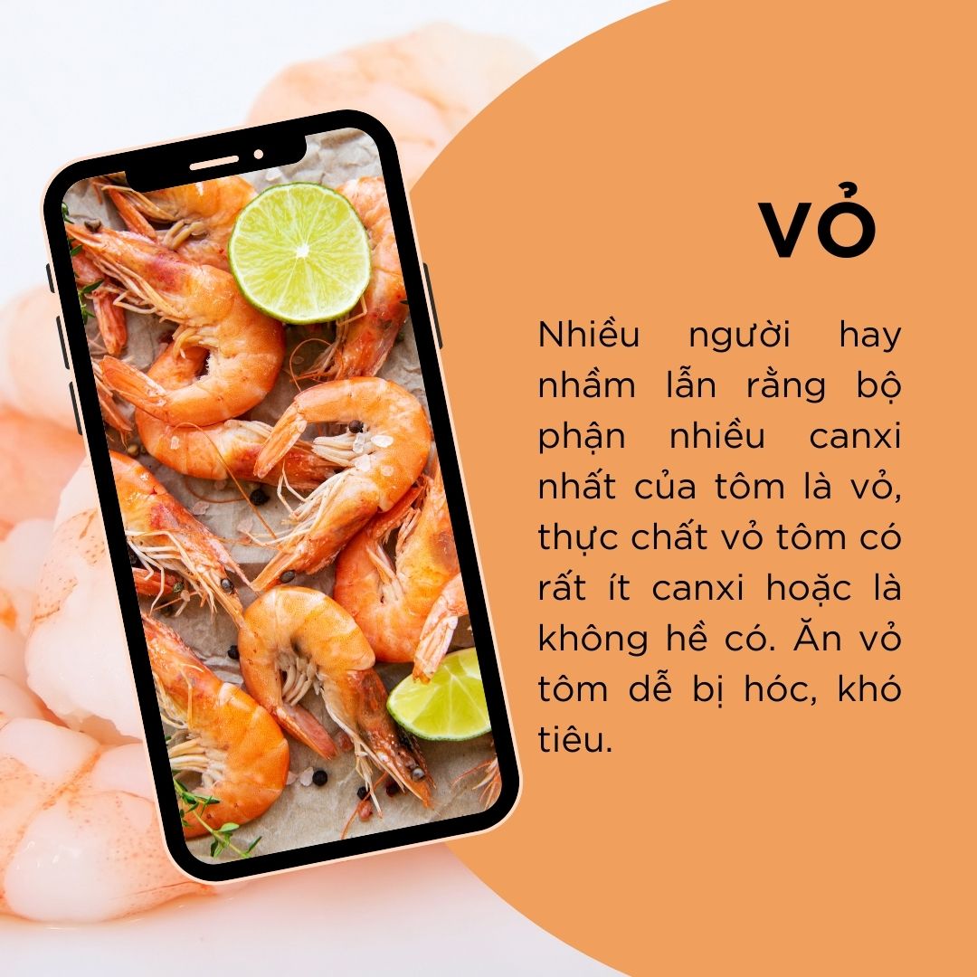 Những bộ phận của tôm bạn thương không nên ăn