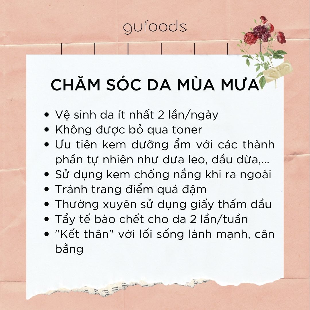 Bạn thương đã biết cách chăm sóc da vào mùa mưa chưa?