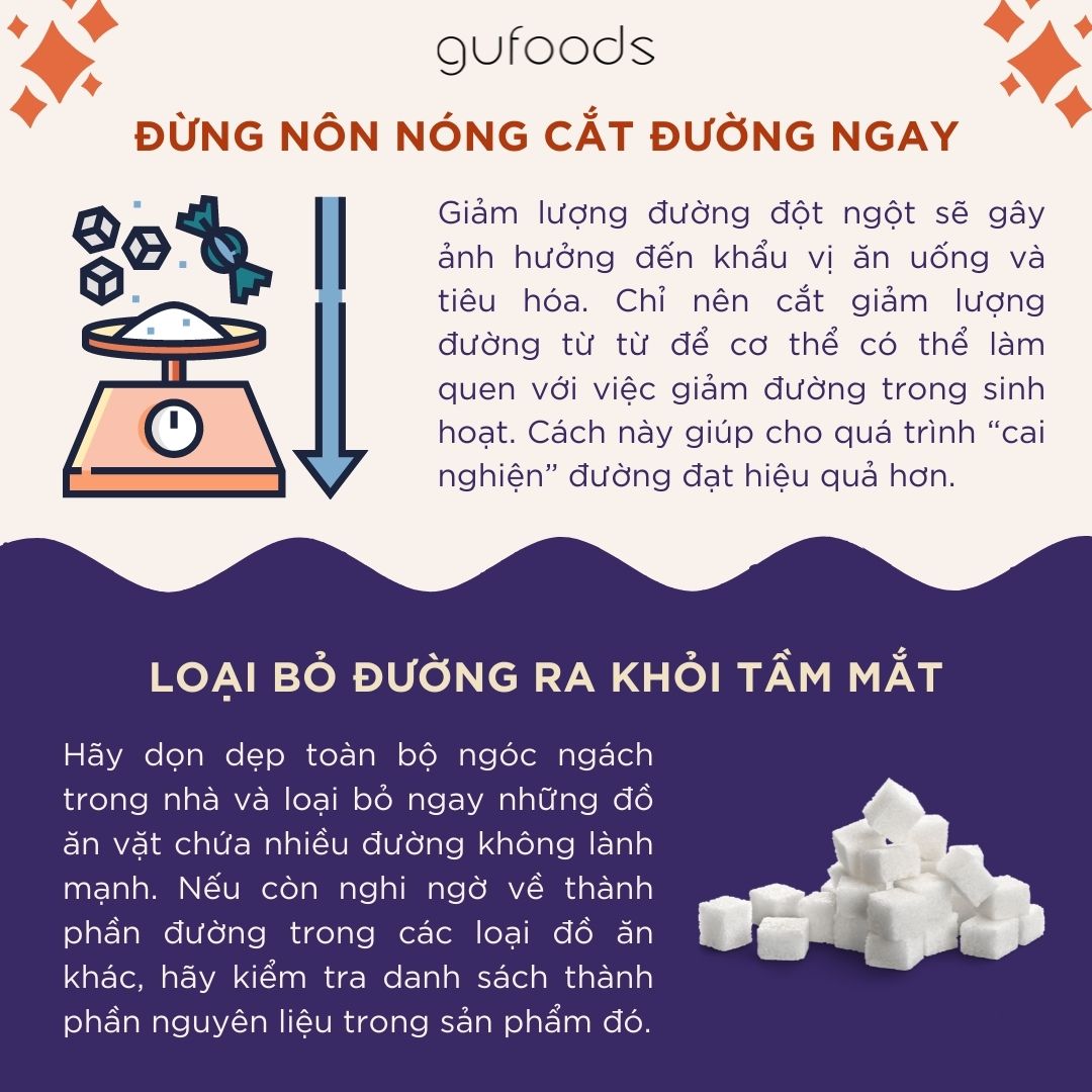 Loại bỏ đường ra khỏe bữa ăn