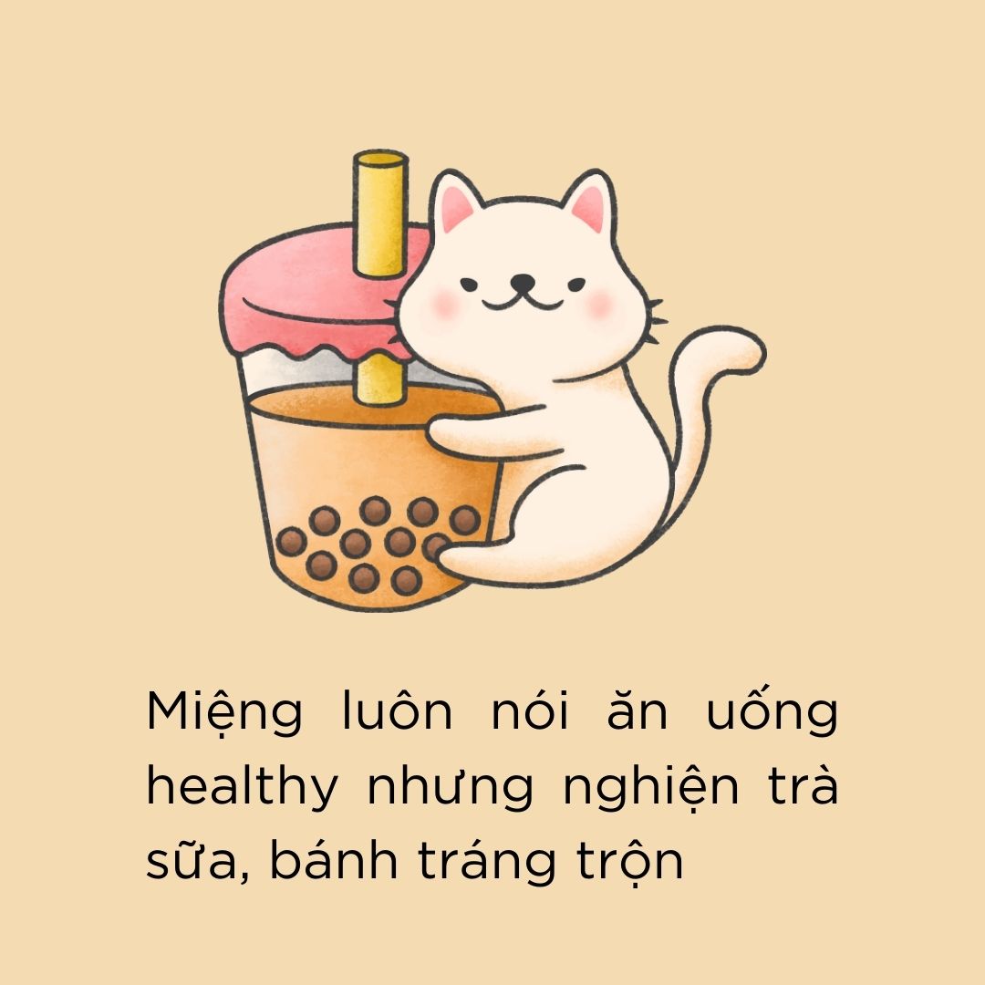 Có một ai đó đang sống healthy nửa mùa