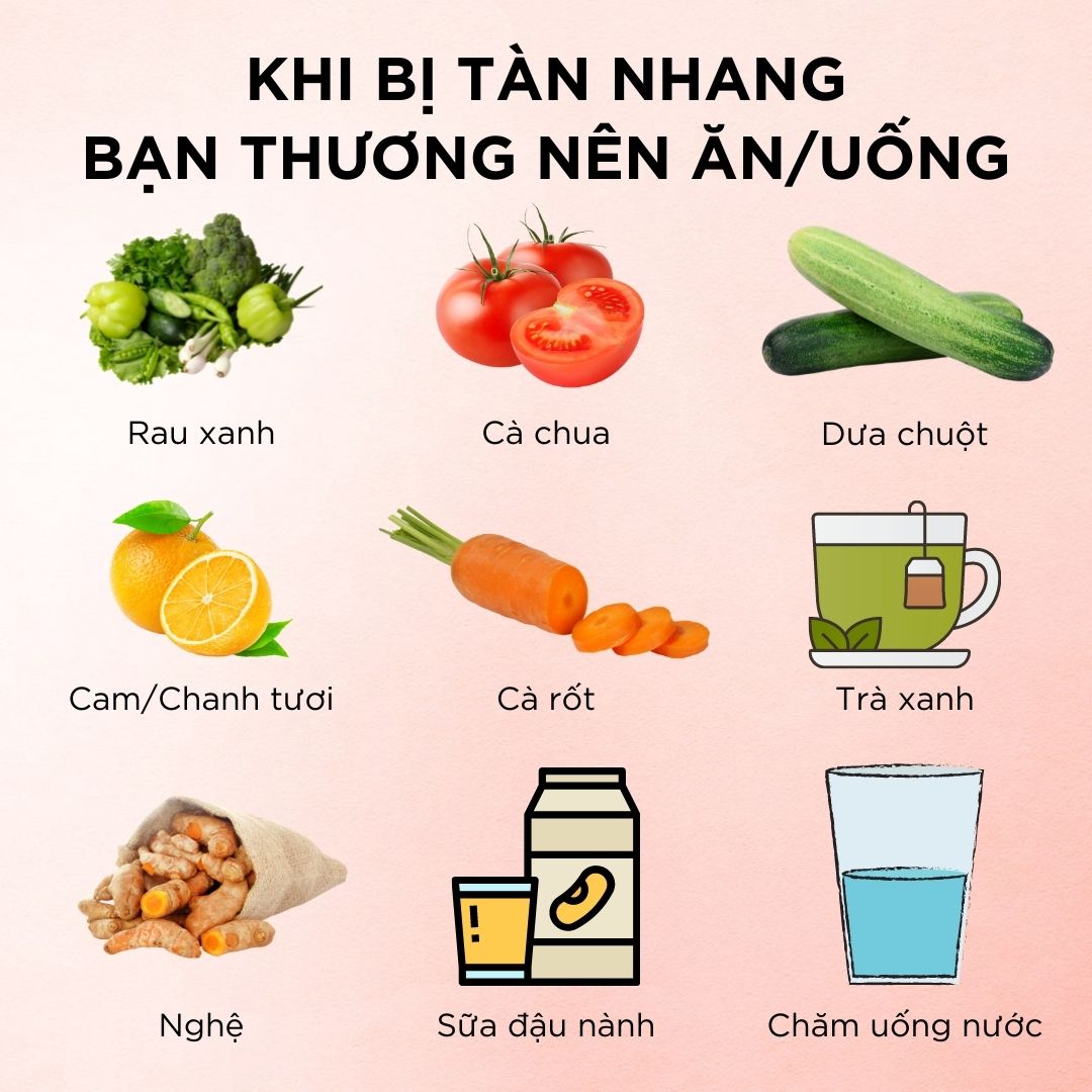 Ăn gì, kiêng gì khi bị tàn nhang?