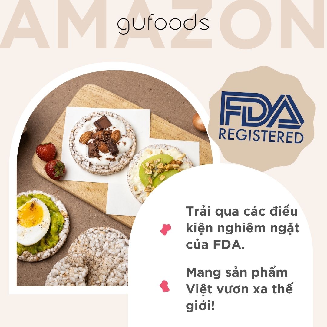 GUfoods chính thức có mặt trên Amazon