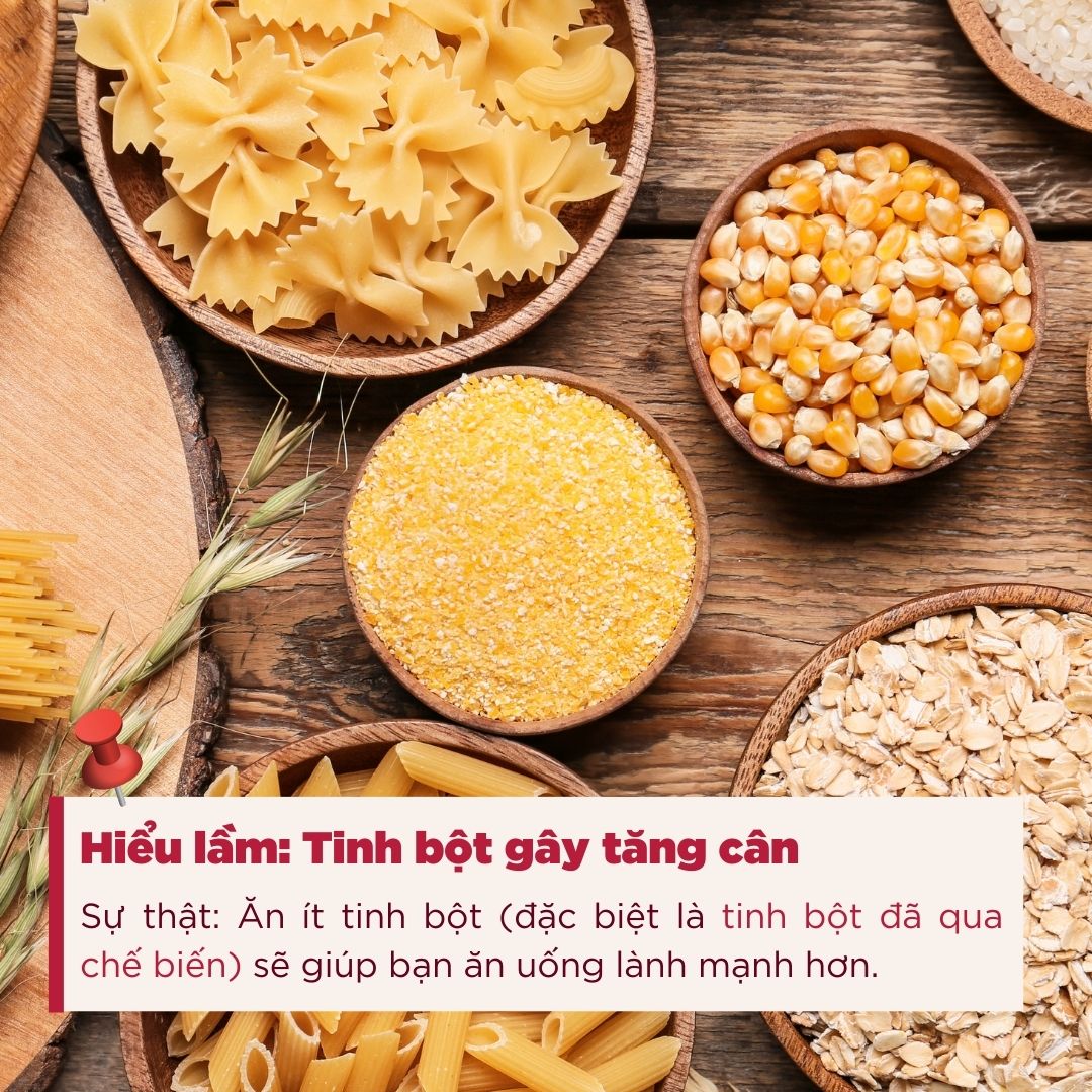  Có thật sự là cắt tinh bột thì sẽ giảm cân nhanh hơn không?