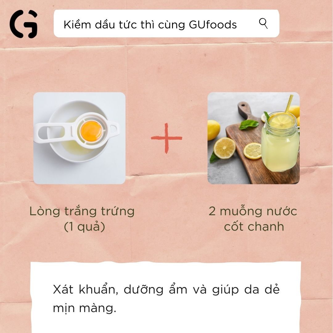 Vài công thức làm mặt nạ kiềm dầu hay ho