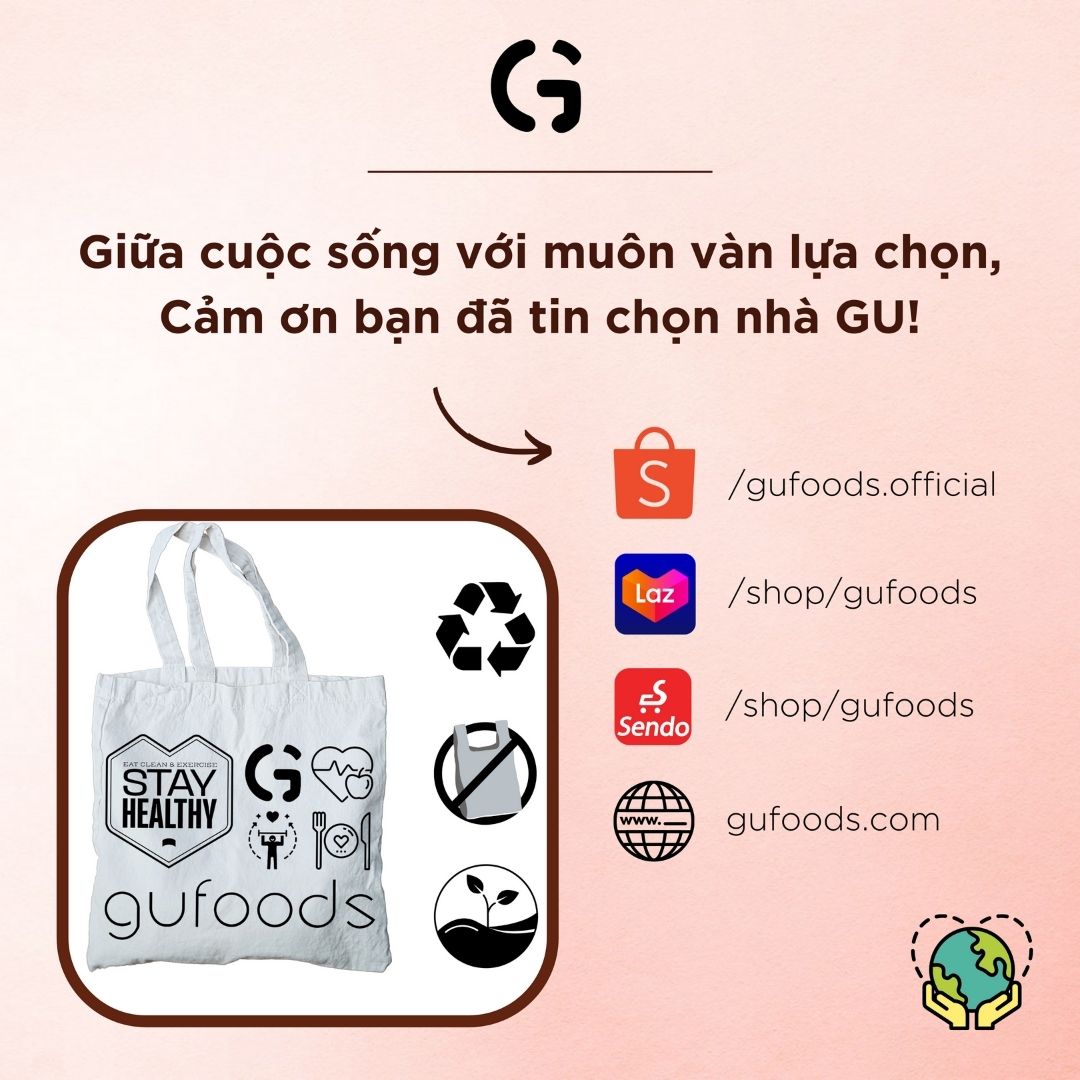 Túi vải canvas - Sống xanh cùng GUfoods