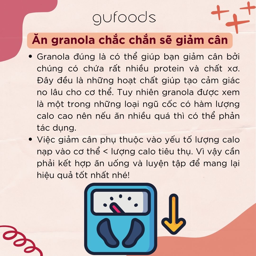 Granola có thực sự giảm cân hiệu quả?