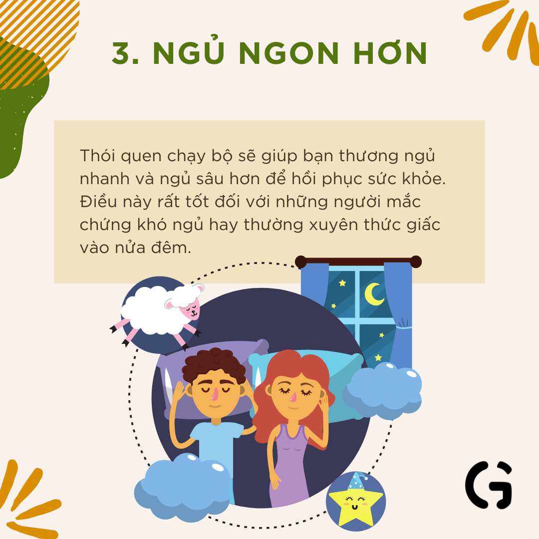 Chạy bộ giúp ngủ ngon hơn