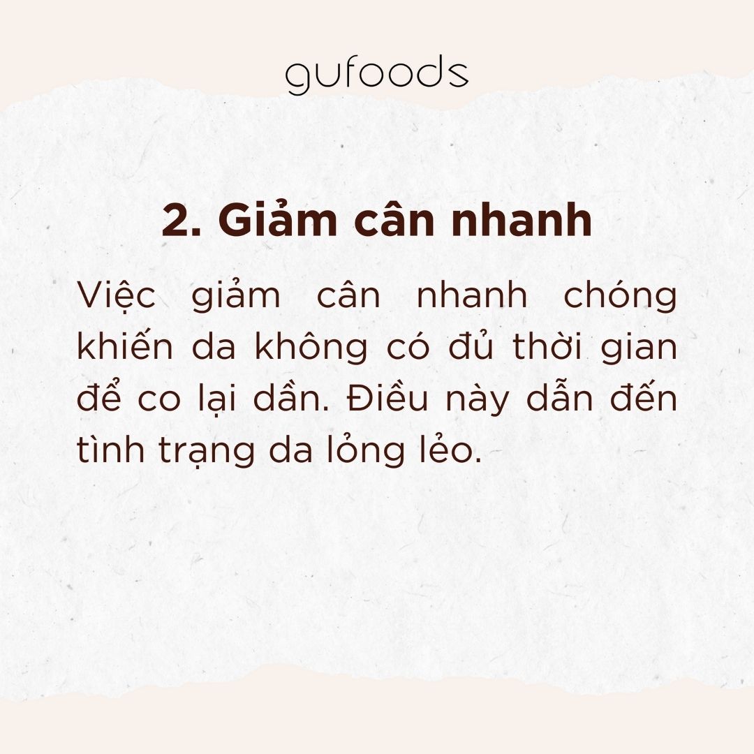 Tại sao da chảy xệ sau khi giảm cân?