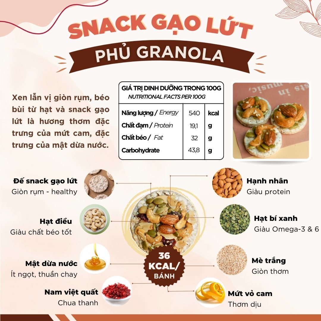 snack GL nướng socola