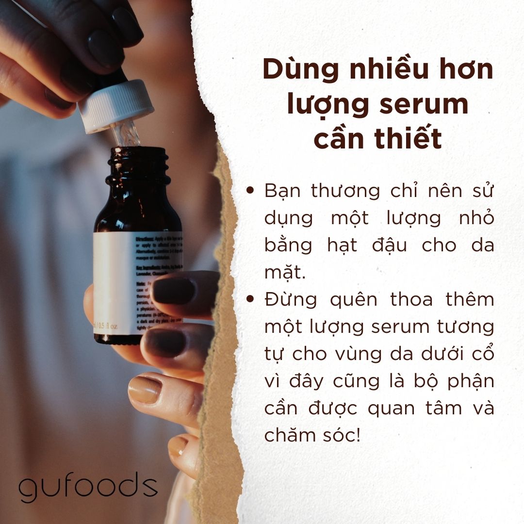 Cùng GU chăm da - Tất tần tật những sai lầm khi dùng first serum