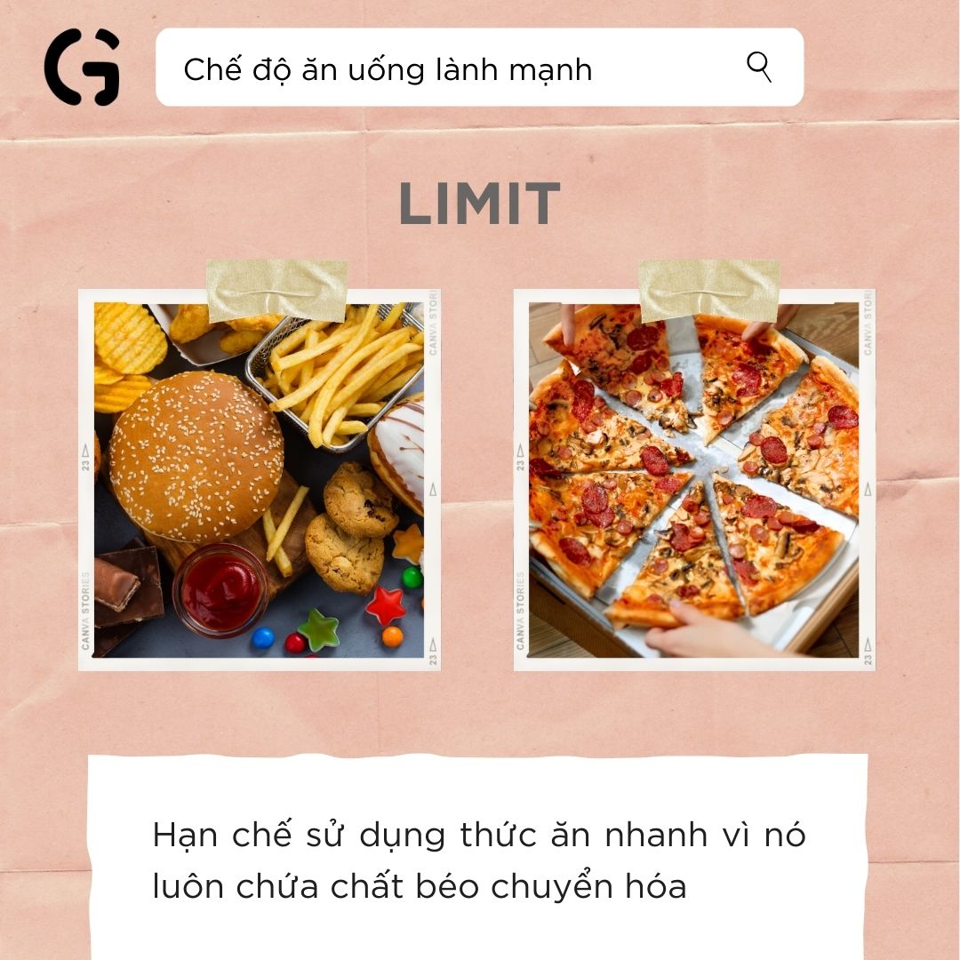 Healthy diet - Chế độ ăn uống lành mạnh