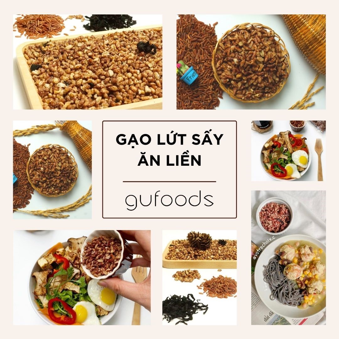 Gạo lứt sấy ăn liền GUfoods