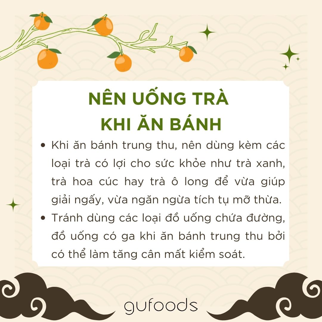 Nên ăn khi uống trà