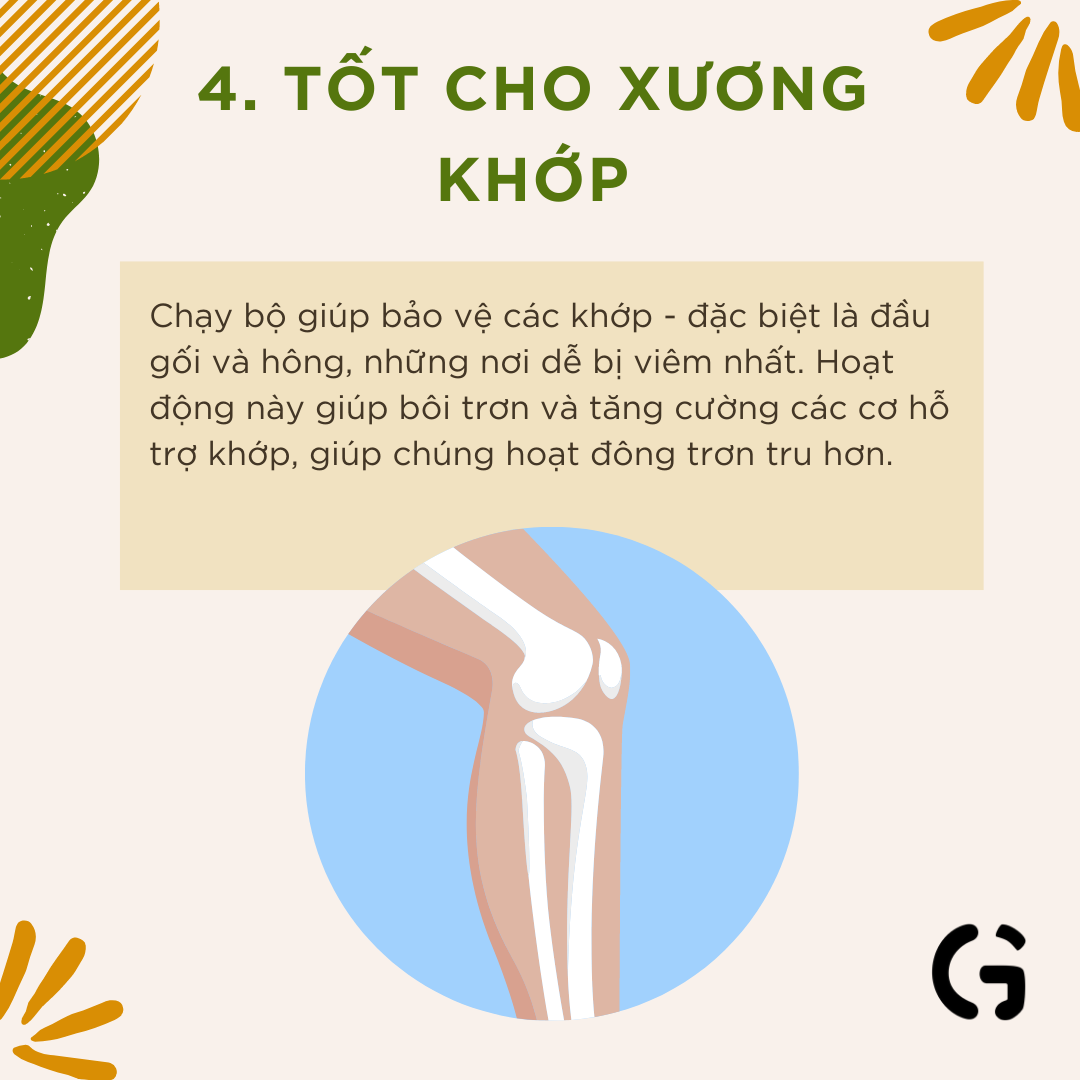 Chạy bộ tốt cho xướng khớp