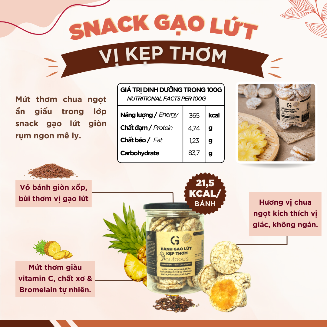 Snack phủ macca
