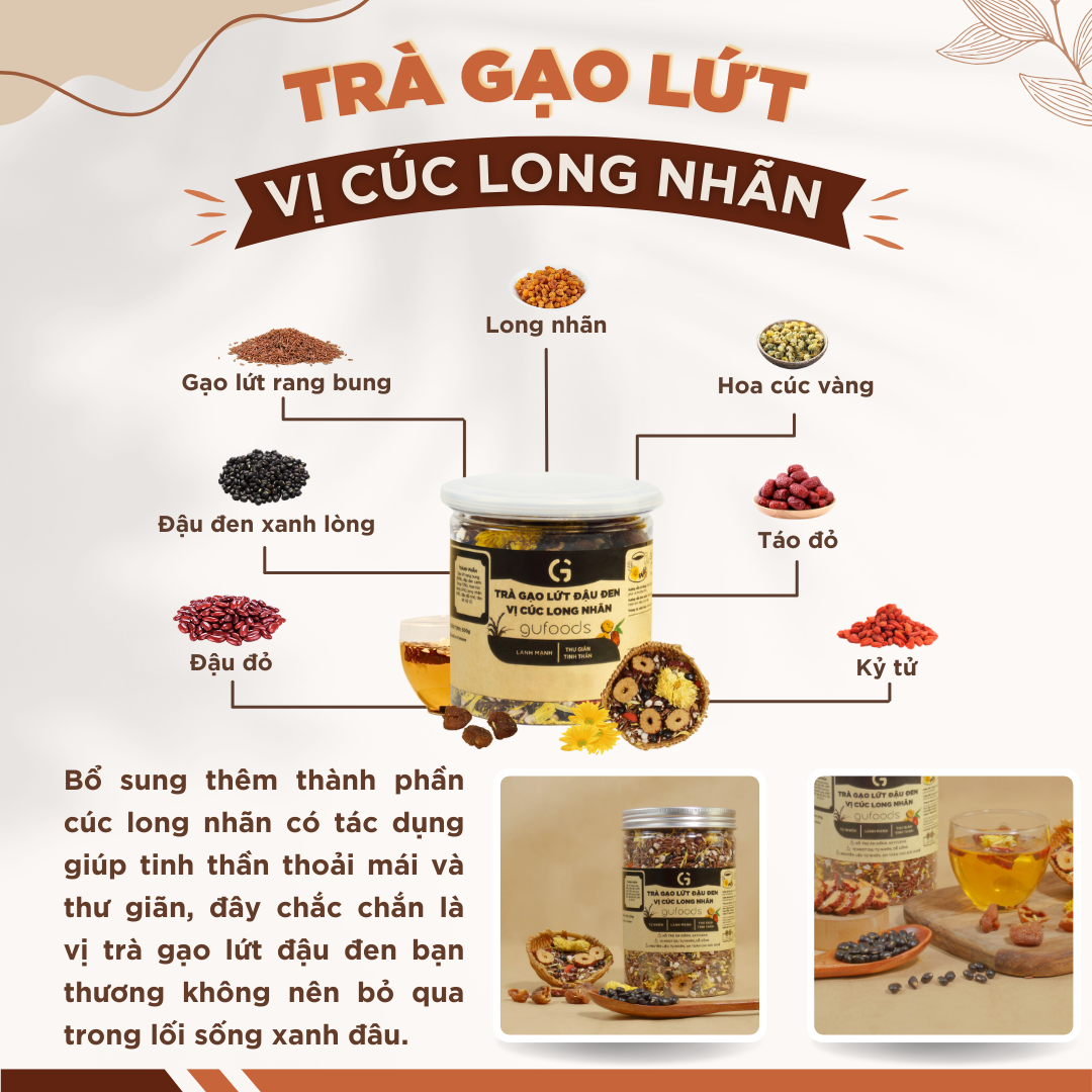 Trà GL đậu đen vị Bạc hà