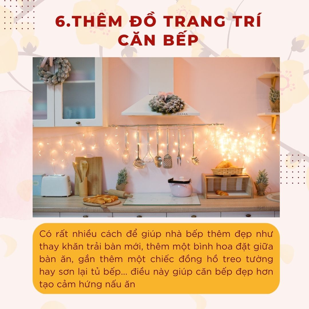 Trang trí cho căn bếp