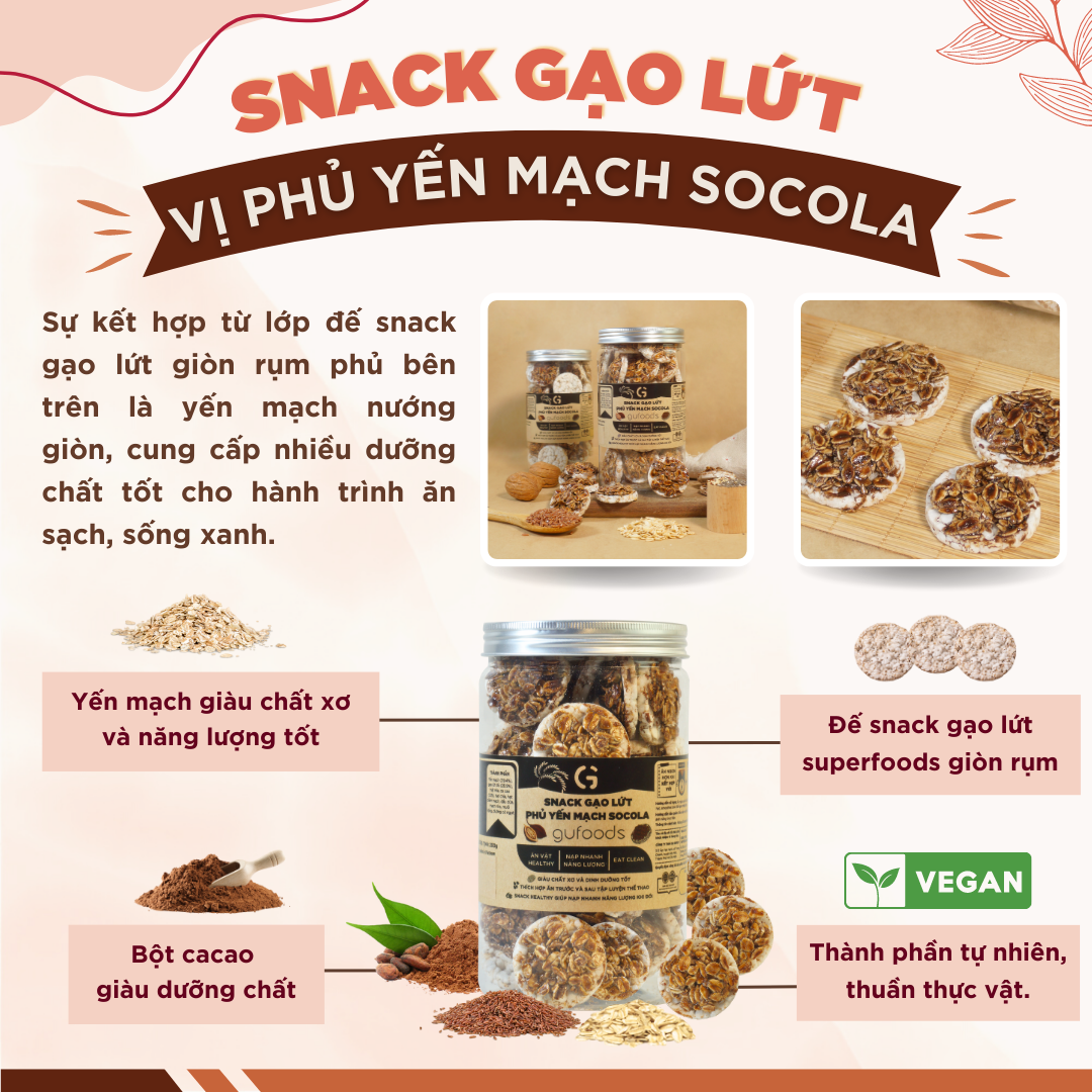 Snack GL nướng mật dừa Gufoods