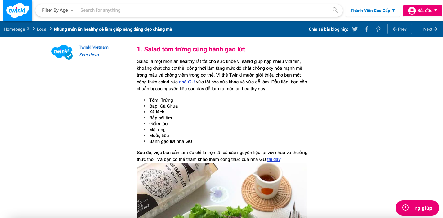 Top healthy lifestyle blog in Vietnam
