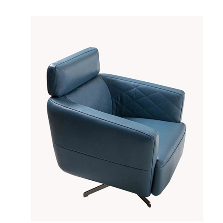 GHẾ DECOR 100% DA BÒ GDTHD01SM013