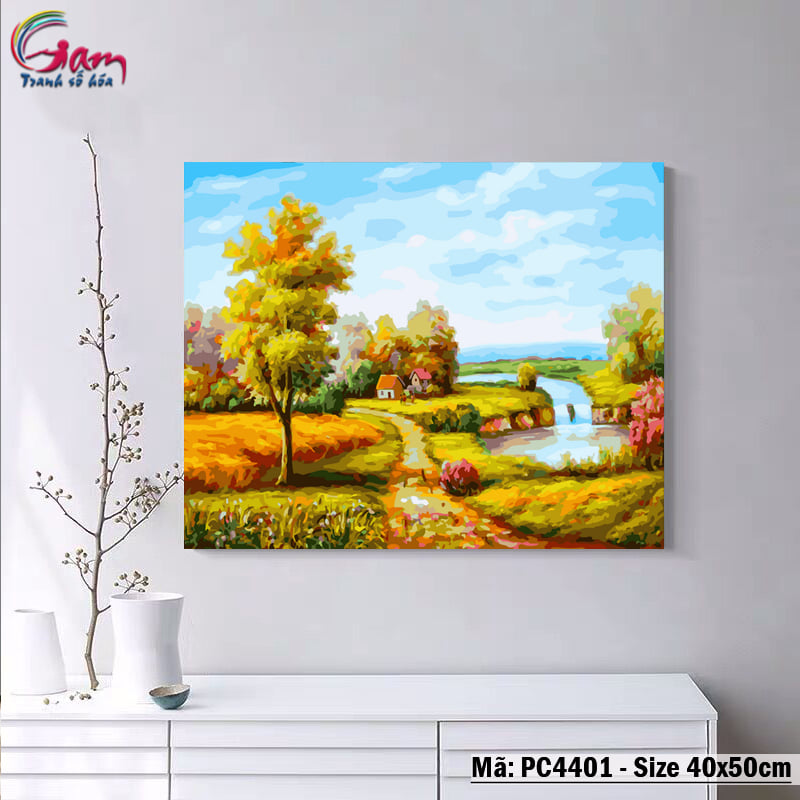 NHỮNG BỨC TRANH SƠN DẦU PHONG CẢNH ĐẸP TREO PHÒNG KHÁCH