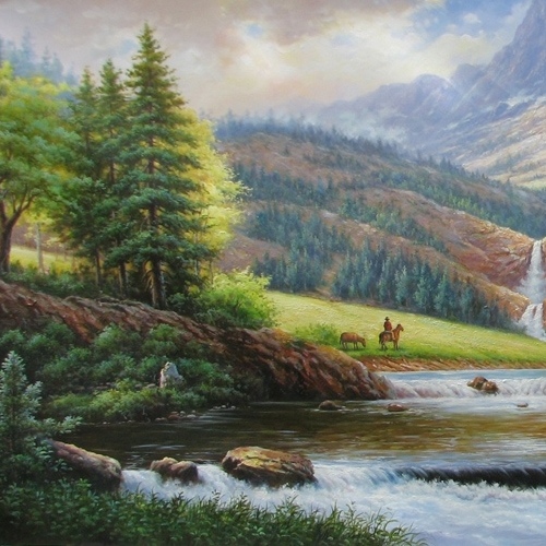 CÁCH VẼ TRANH PHONG CẢNH