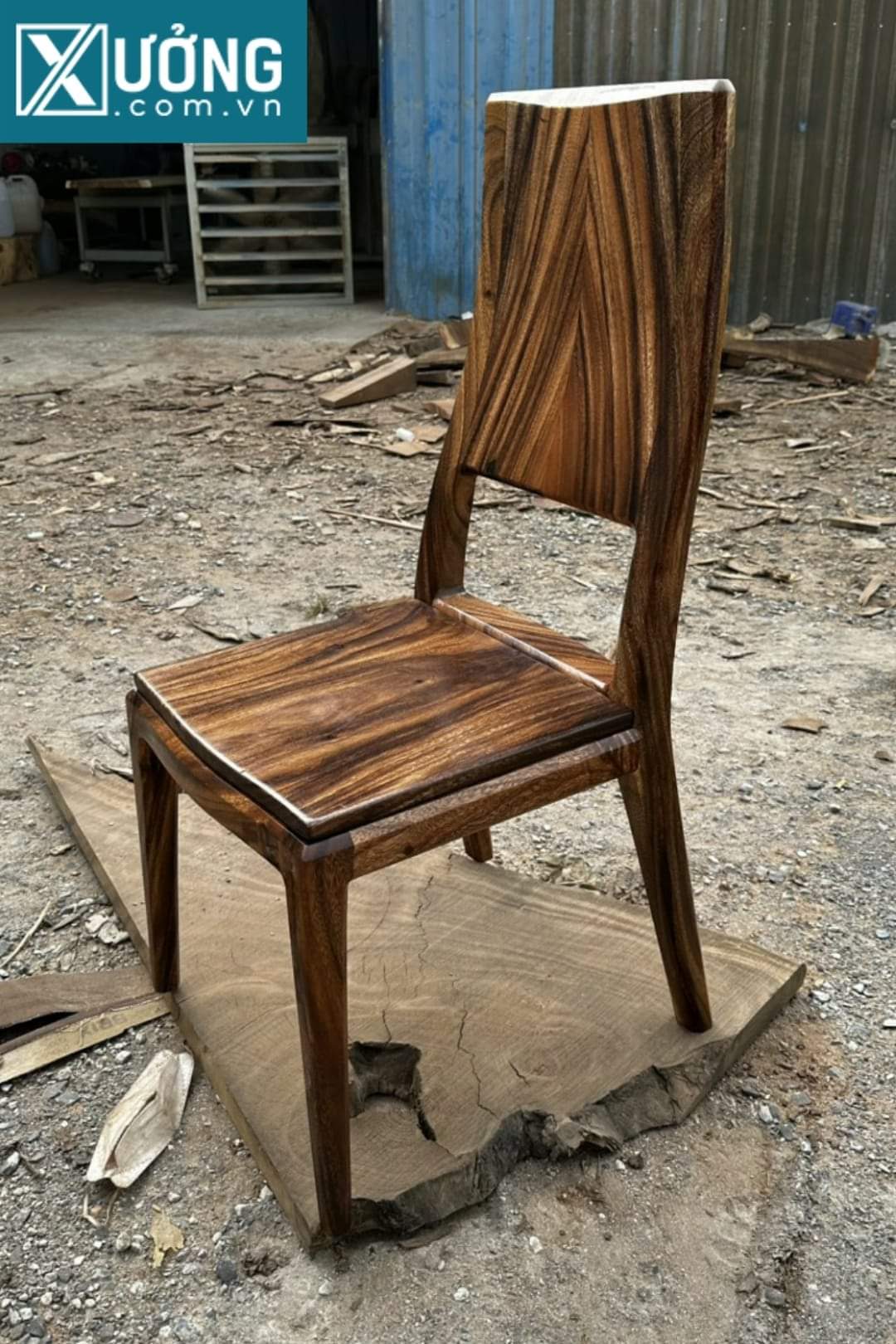 Ghế gỗ me tây