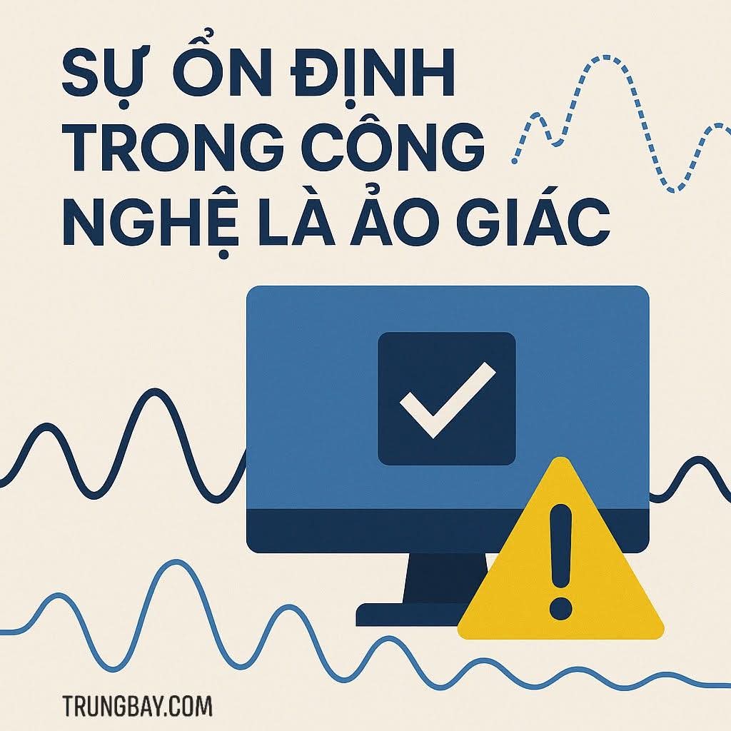 Sự ổn định trong công nghệ là ảo giác