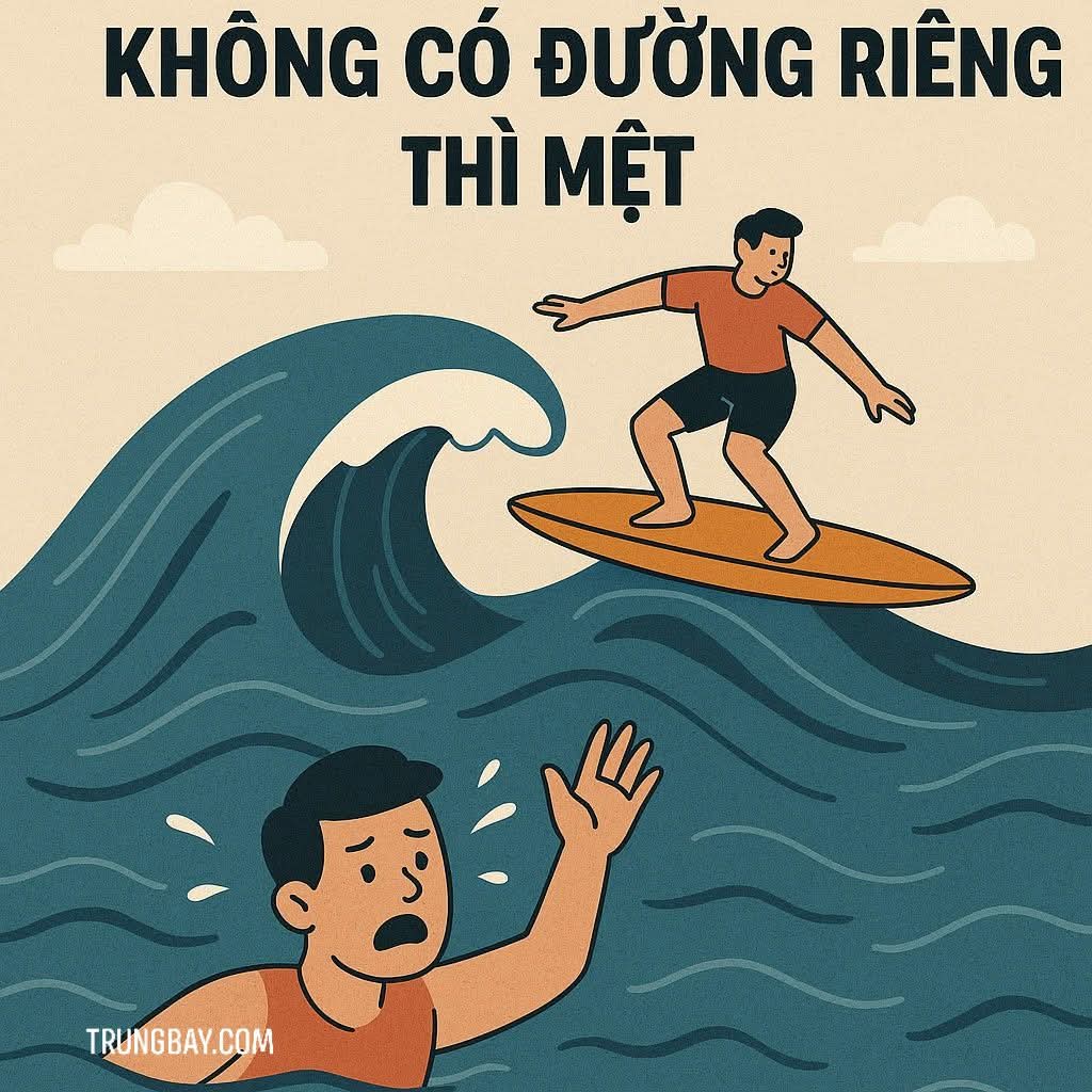 Chạy theo trend không xấu – Nhưng chạy hoài mà không có đường riêng thì mệt