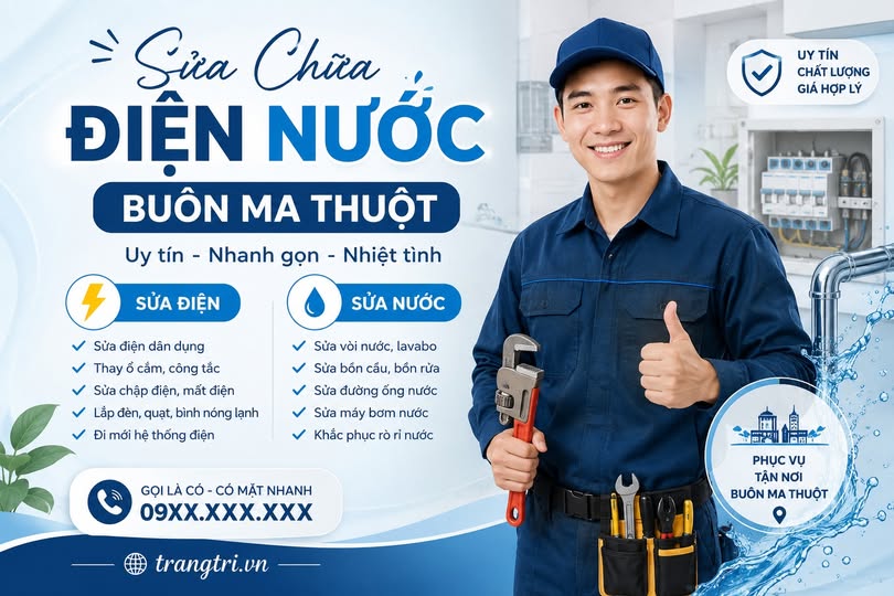 Sửa chữa điên nước Buôn Ma Thuột