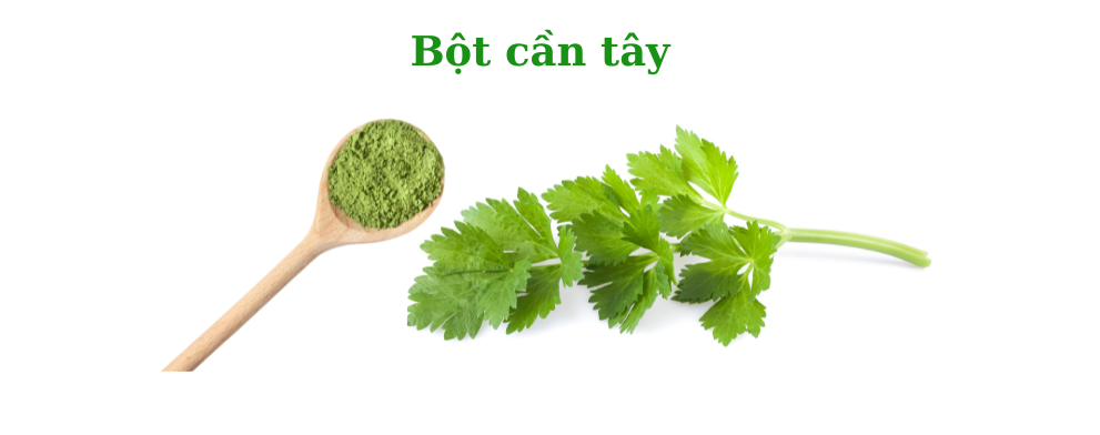 bột cần tây nguyên chất