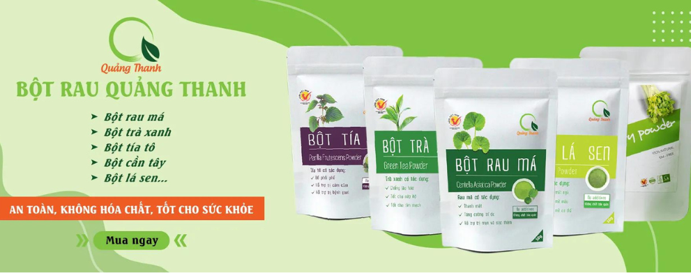 Bột rau sấy lạnh Quảng Thanh