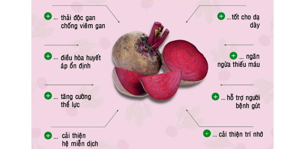 công dụng của bột củ dền