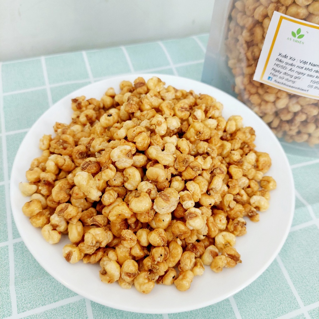 Bắp sấy giòn cay - ngô nếp sấy giòn An Nhiên gói 500g