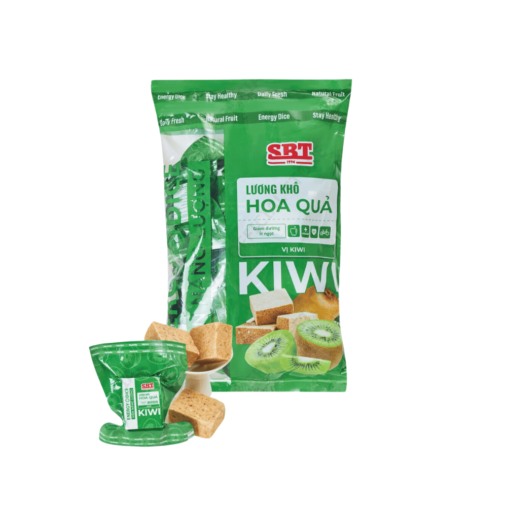 Lương khô mini vị kiwi SBT gói 500gr - sản phẩm tại Bách Hóa An Nhiên