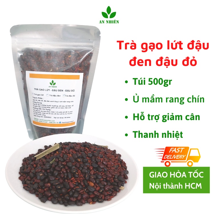 Các lợi ích chính của gạo lứt đậu đỏ rang